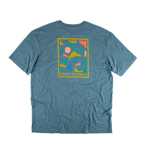 Fayettechill Abstract Ozark - SS Granite Peak Blue