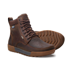 Lems Mens Boulder Summit Waterproof Rugged Bark