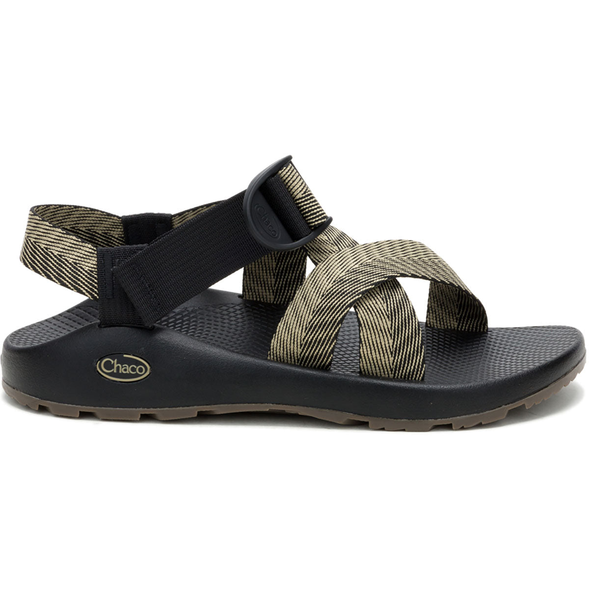 Chaco Mens Mega Z/1 Wide-Strap Classic Sandal Odds Black
