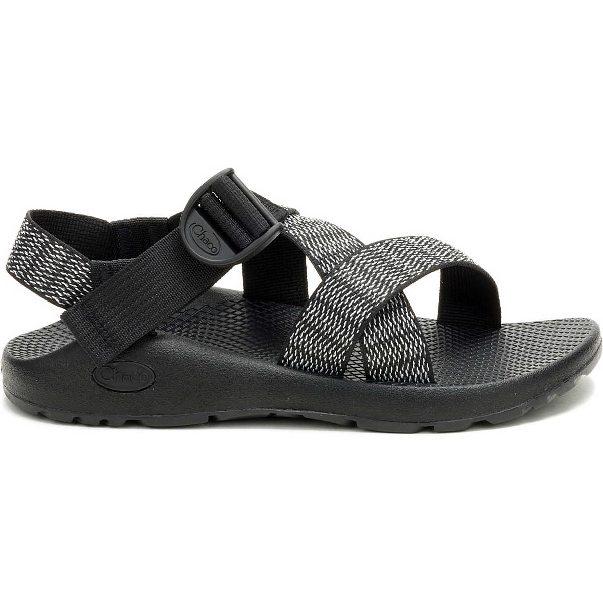 Chaco Womens Mega Z/1 Wide-Strap Classic Sandal Bit B&W