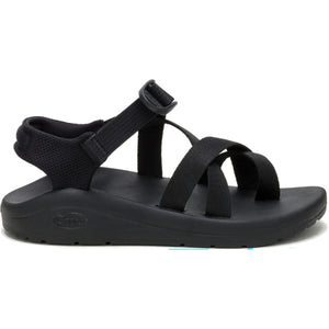 Chaco Womens CushZ Toe-Loop Extra Cushioned Sandal Black