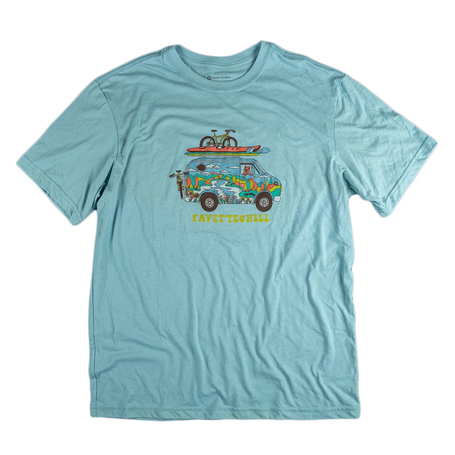 Fayettechill Deboom Camper Short Sleeve Blue Spruce