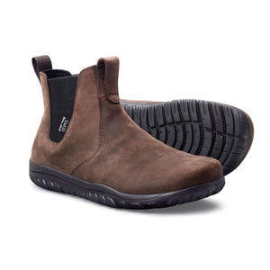 Lems Mens Chelsea Barefoot Boot Waterproof Espresso