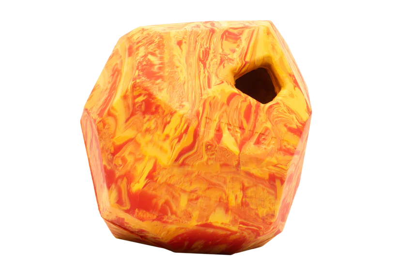 Ruffwear Gnawt-a-Rock Toy Salamander Orange