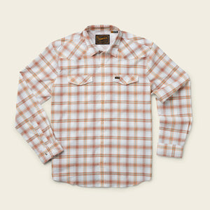 Howler Brothers Men's H Bar B Tech Longsleeve eon Plaid: Clay / L
