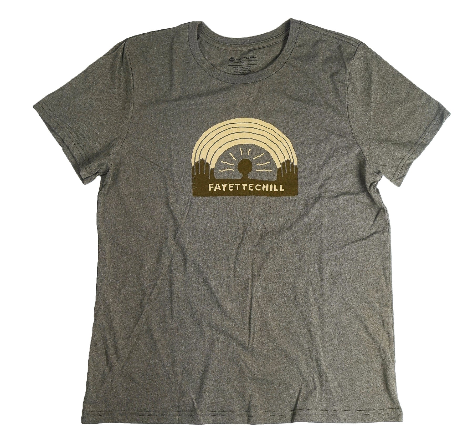 Fayettechill Womens Petroglyphic - SS Heather Jeep