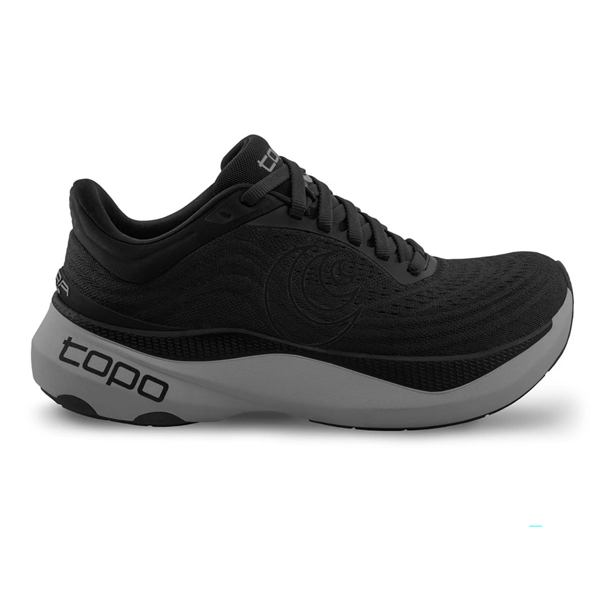 Topo Athletic Mens Aura Black/Charcoal