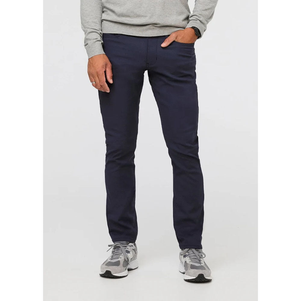 DU/ER Men's NuStretch Relaxed 5-pocket - 34" Inseam Navy