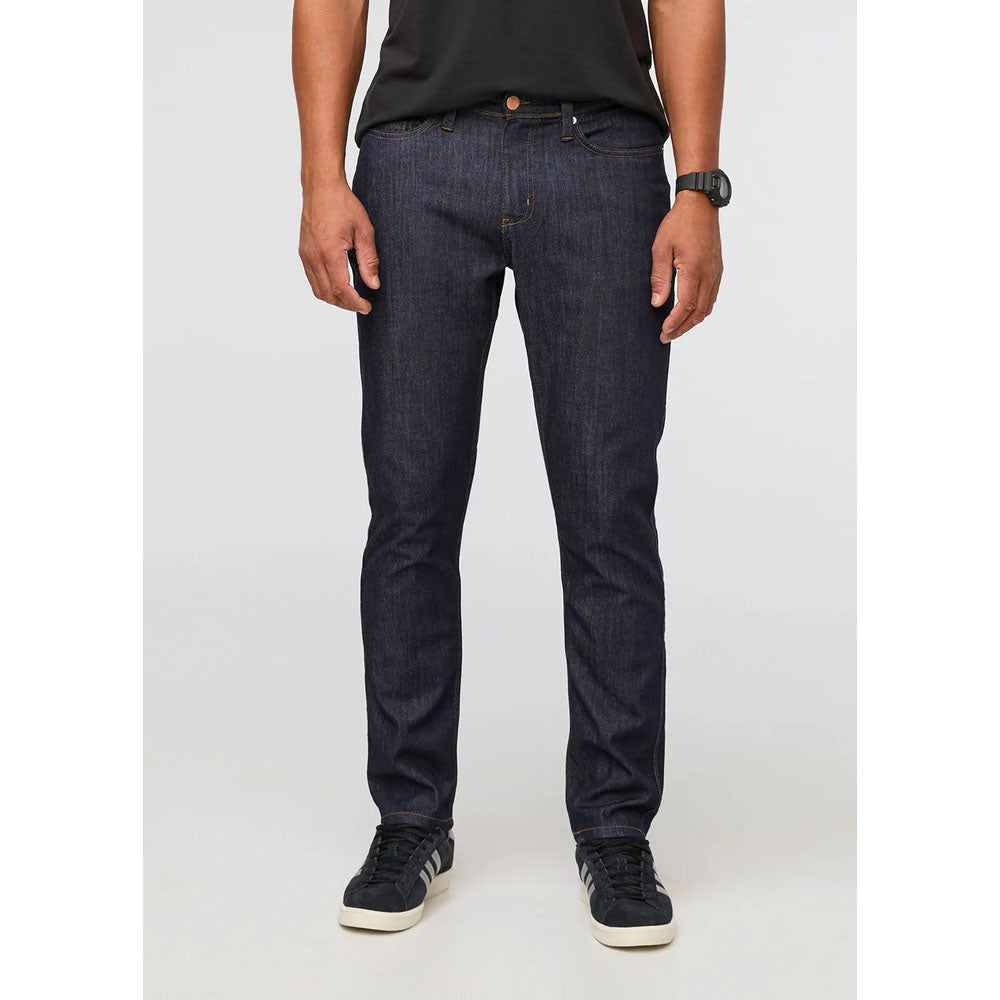 DU/ER Mens Performance Denim Relaxed Taper - 30 Inseam Heritage Rinse