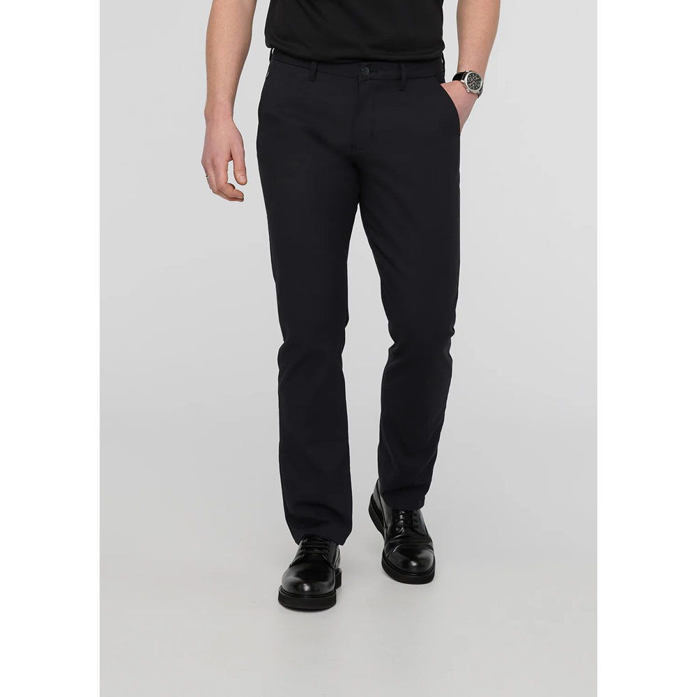 DU/ER Mens NuStretch Relaxed Taper Trouser 32 Black