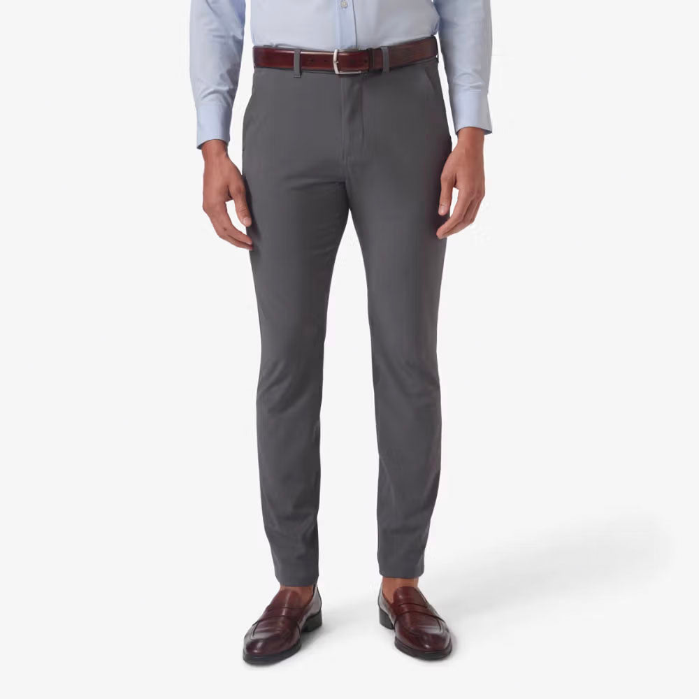 Mizzen+Main Men's Helmsman Chino Pant 32" Charcoal Solid