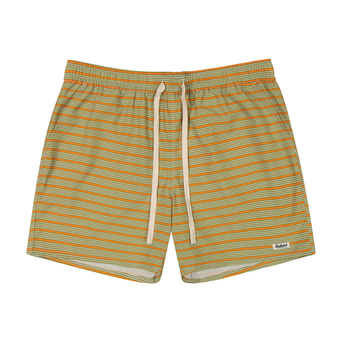 Fayettechill Mens Byrds Short Tangerine Stripe