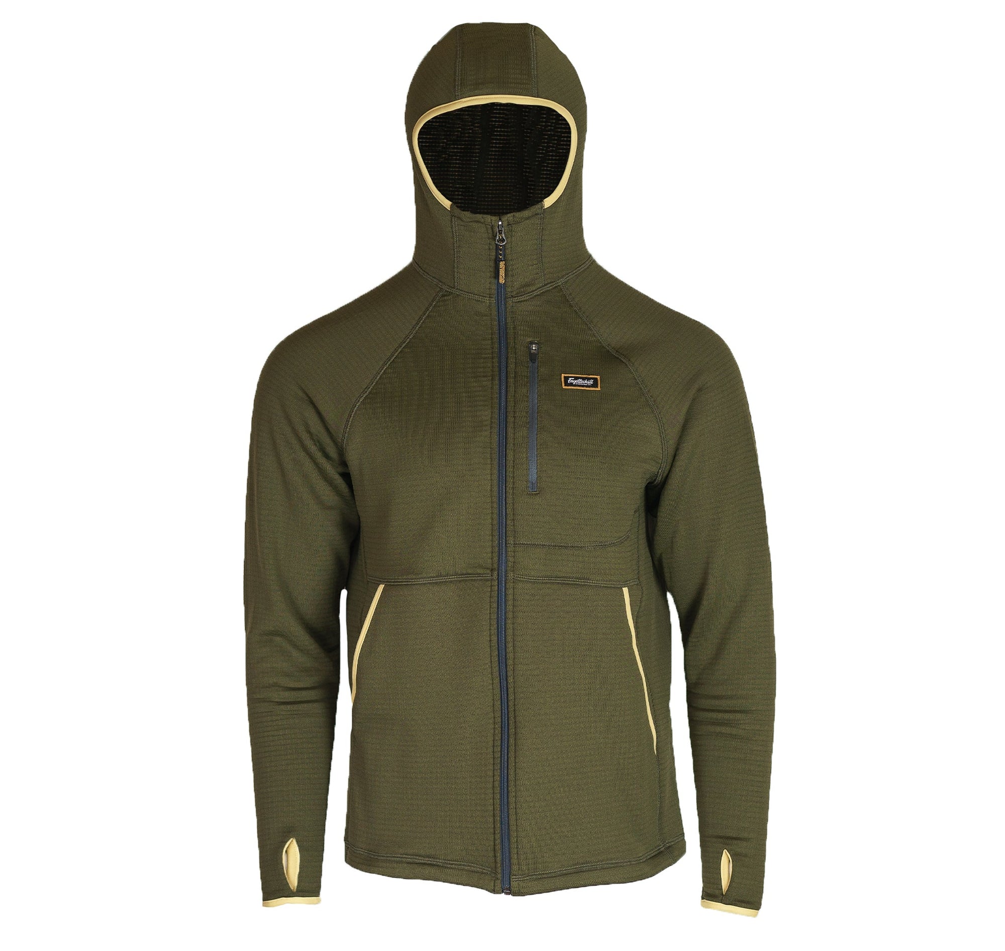 Fayettechill Mens Loma Hoodie Pine Green