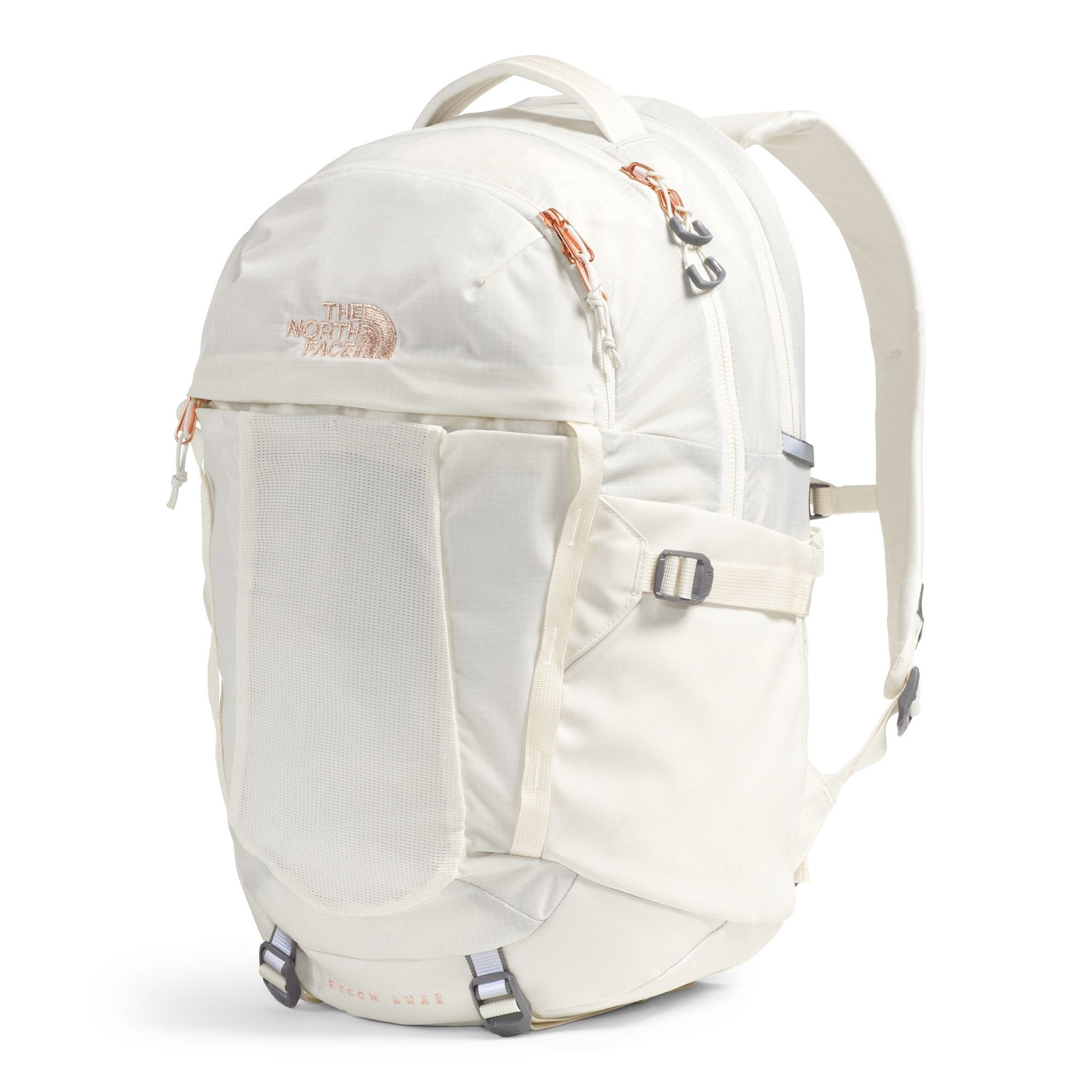The North Face Womens Recon Luxe G2I White Dune/Burnt Coral Metallic