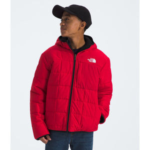 The North Face Boys' Reversible Shasta Full Zip Hooded Jacket TNF Red