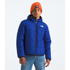 The North Face Boys' Reversible Shasta Full Zip Hooded Jacket TNF Blue