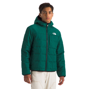 The North Face Boys' Reversible Shasta Full Zip Hooded Jacket Evergreen