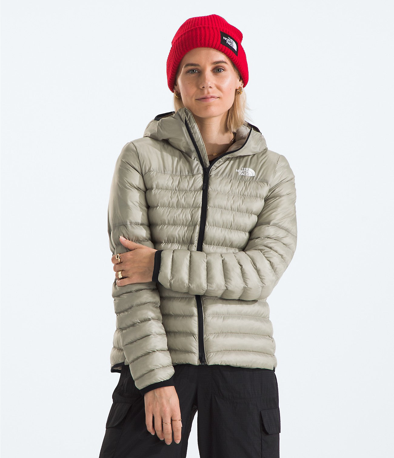 The North Face W Terra Peak Hoodie 1I4 Clay Grey