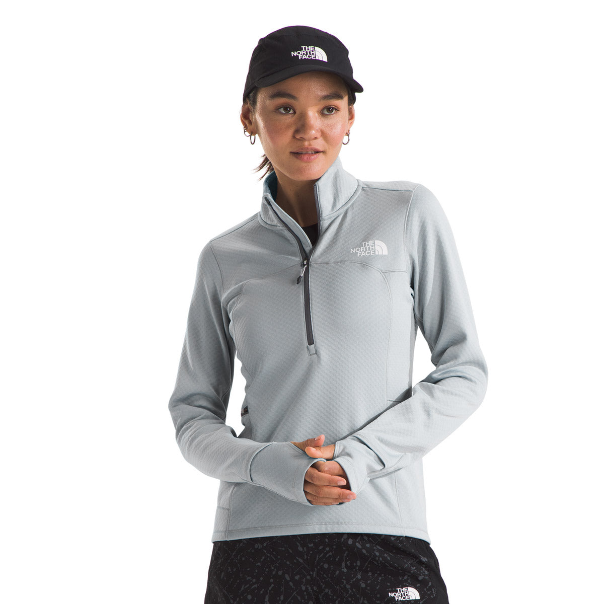 The North Face Women's Winter Warm Pro ¼ Zip High Rise Grey