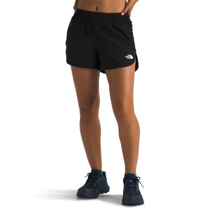 The North Face W Flex Woven Short 3in- Reg TNF Black