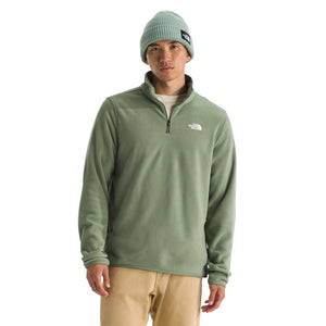 The North Face Mens Glacier Fleece 1/4 Zip Jacket Bark ist / M