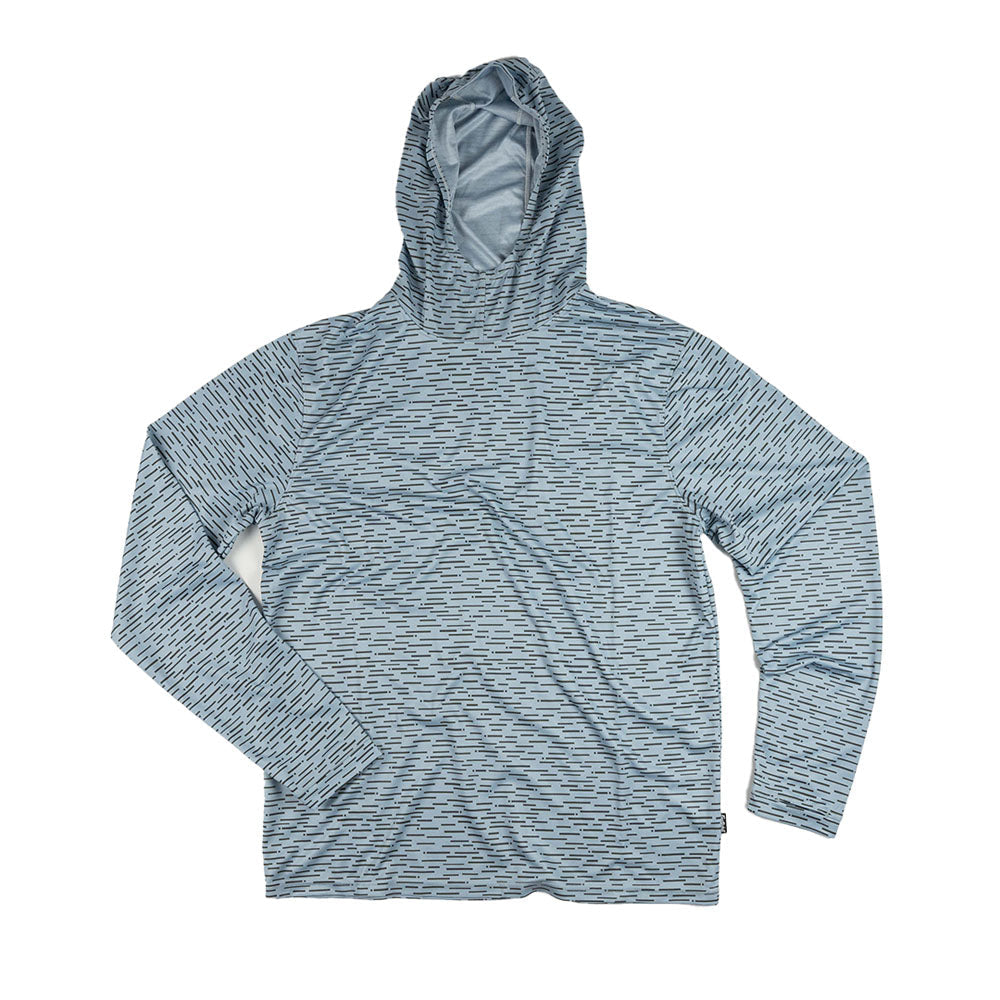 Fayettechill Mens Pelsor Hoodie Leaden Blue Cuts