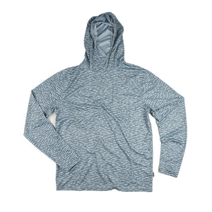Fayettechill Mens Pelsor Hoodie Leaden Blue Cuts