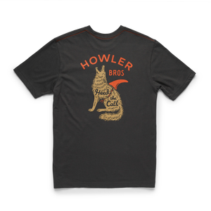 Howler Brothers Men's Select Pocket T-Shirt CRE Creative Creatures Roosterfish: Olive