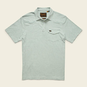 Howler Brothers Mens Ranchero Polo Seafoam