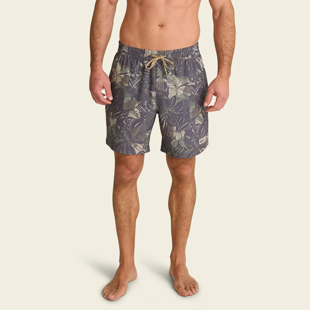 Howler Brothers Deep Set Boardshorts Tropic Noir: Antique Black