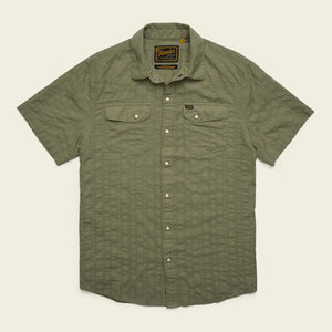 Howler Brothers M H Bar B Snapshirt Eyelet tripe: Cadet / S