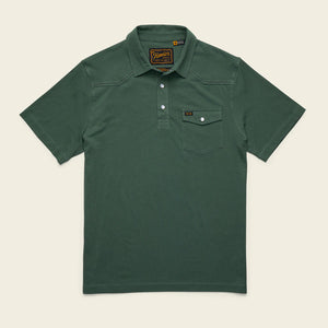 Howler Brothers Mens Ranchero Polo Fern Green