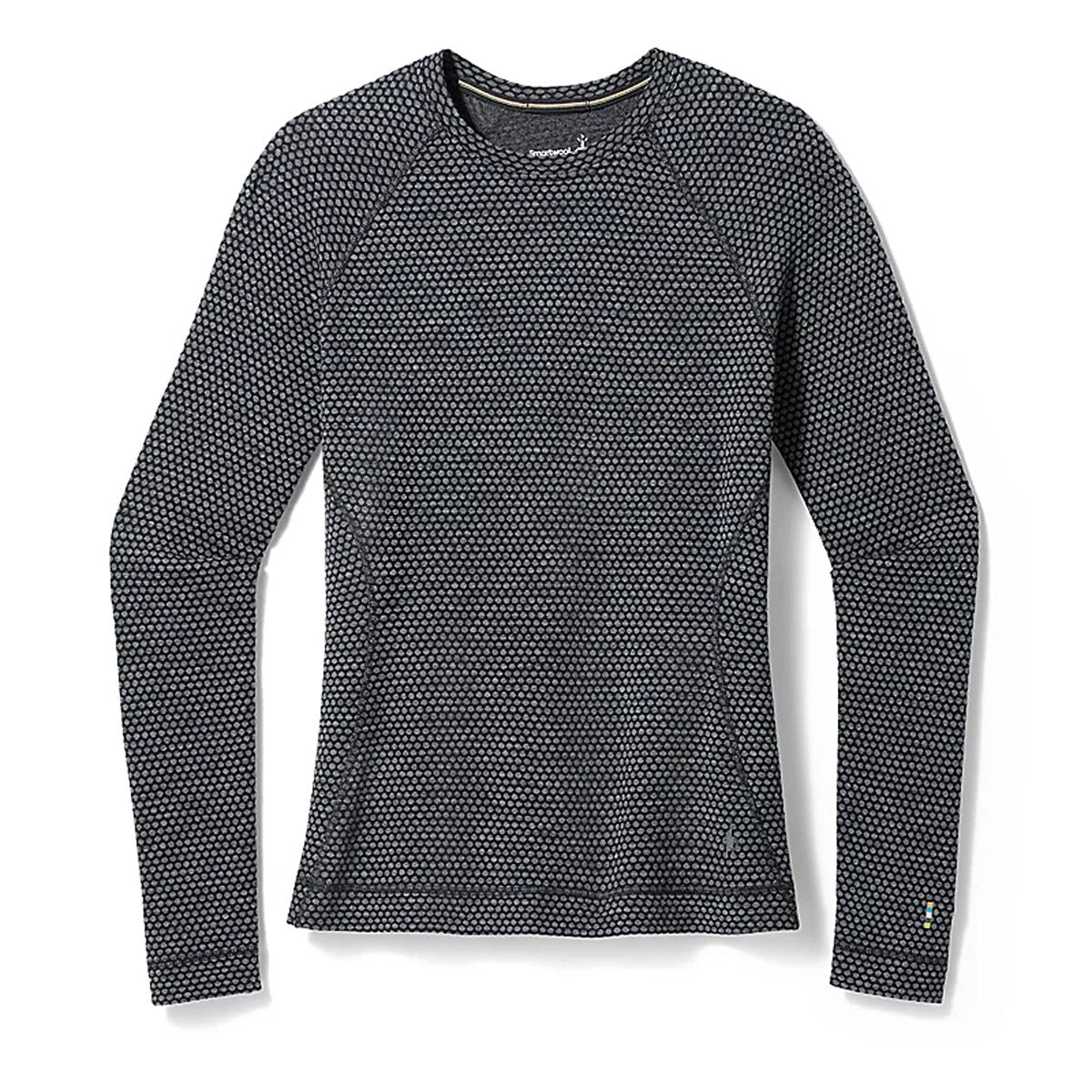 Smartwool Women's Classic Thermal Merino Base Layer Crew Black Dot