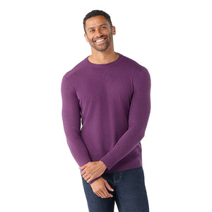 Smartwool Men's Sparwood Crew Sweater Purple Iris Heather
