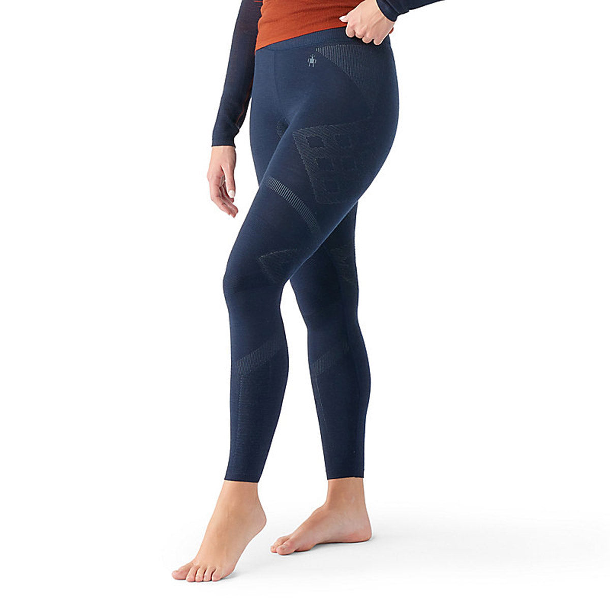 Smartwool Women's Intraknit Thermal Merino Base Layer Bottom Deep Navy/Pewter Blue
