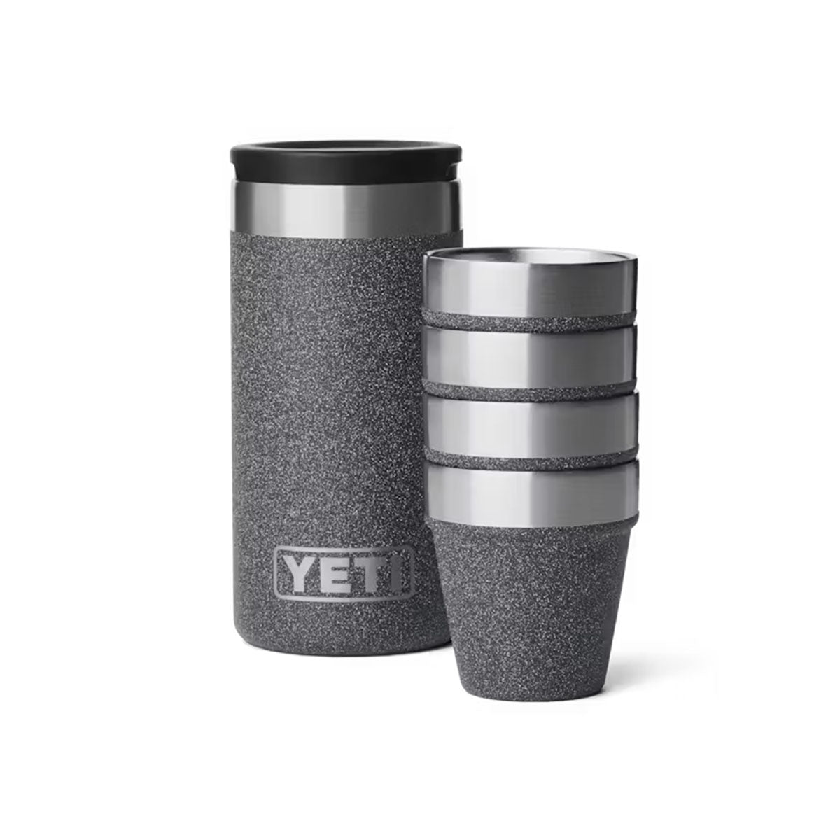 Yeti Shot Glasses with Carrying Case Black Stone