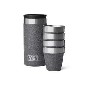 Yeti Shot Glasses with Carrying Case Black Stone