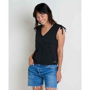 Toad&Co. Womens Anza Cinch Tank Black