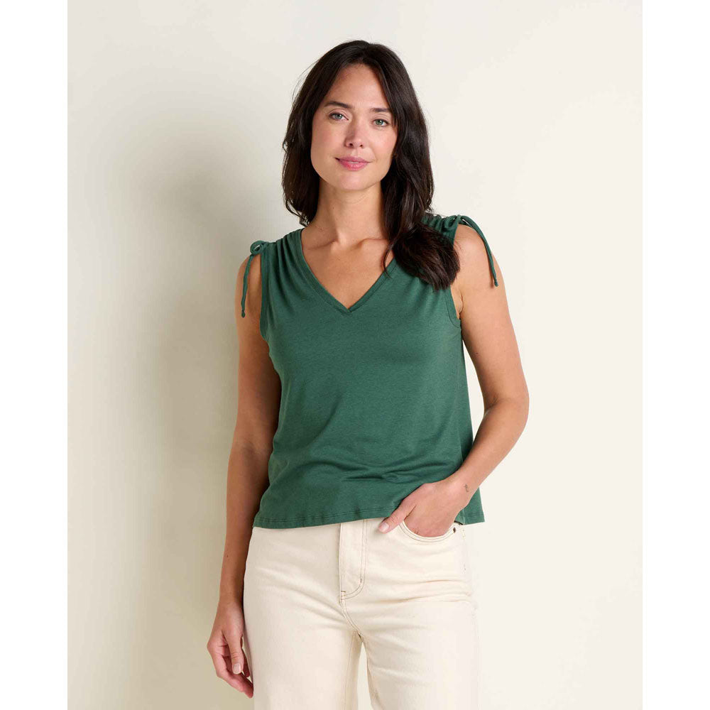 Toad&Co. Womens Anza Cinch Tank Cilantro
