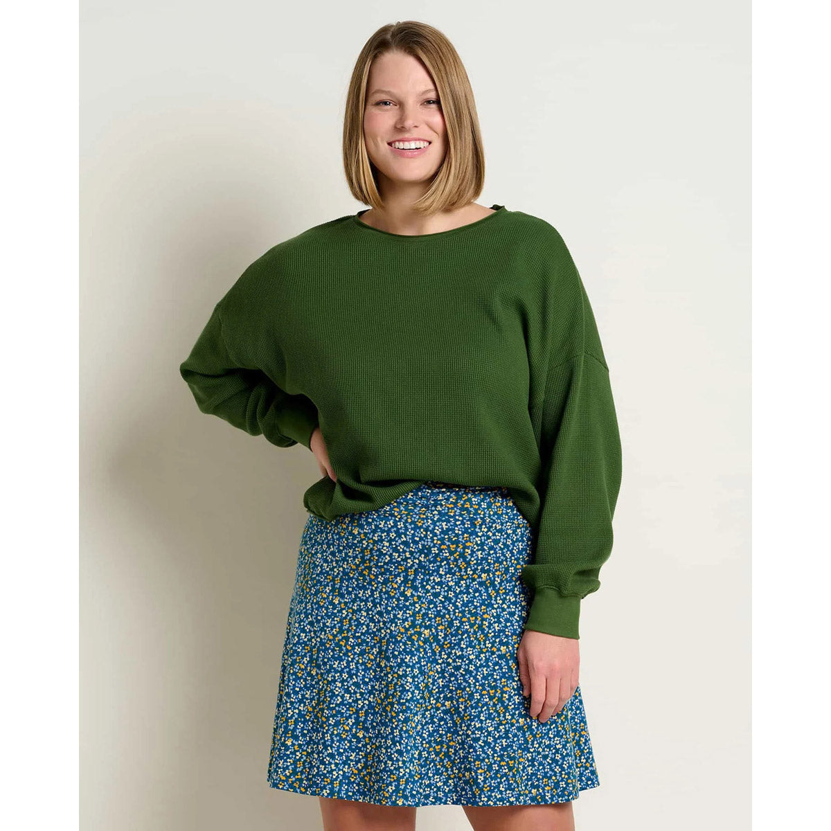 Toad&Co. Women's Mccloud Long Sleeve Pullover Chive