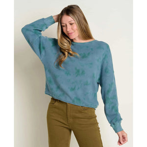Toad&Co. Women's Mccloud Long Sleeve Pullover Jasper Tie Dye
