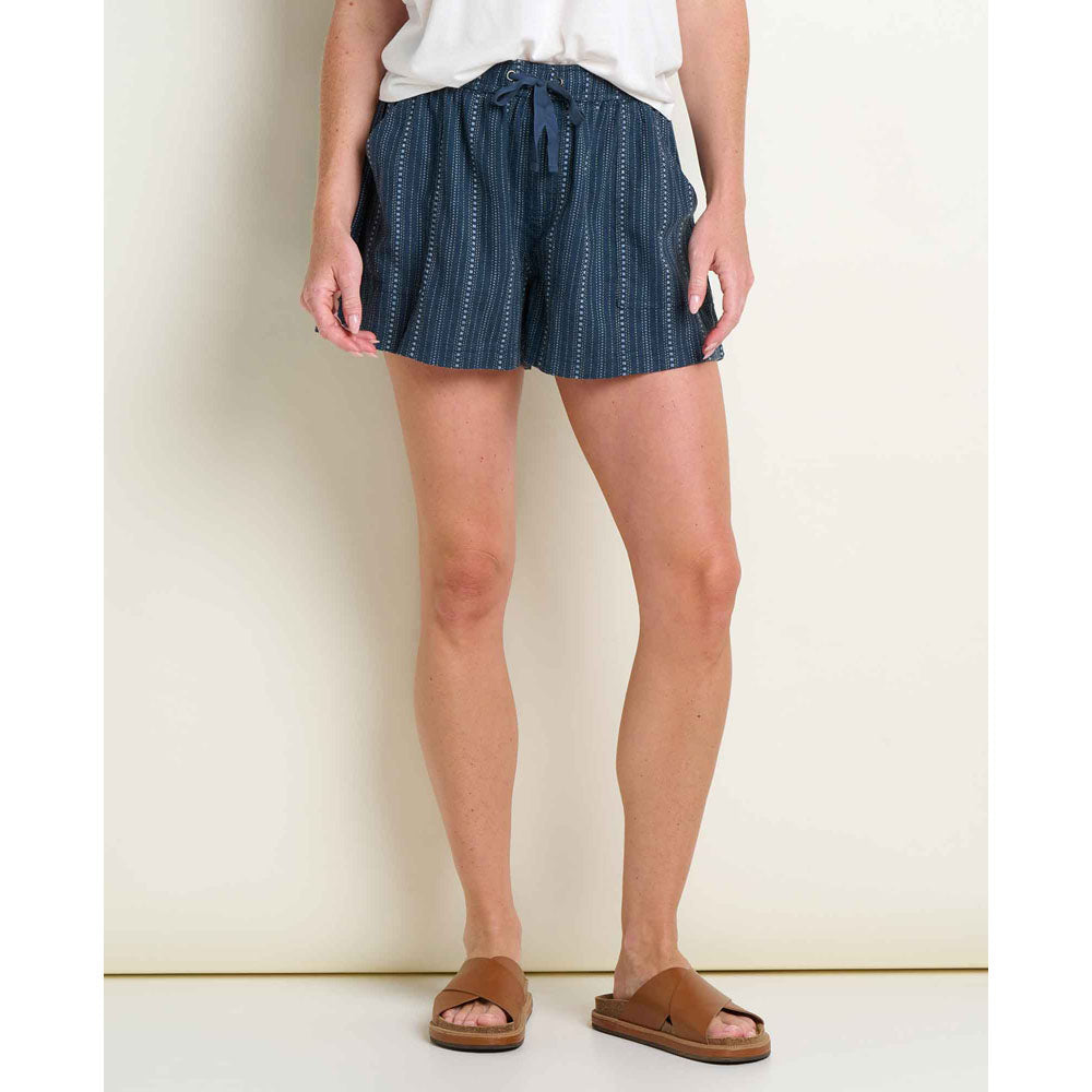 Toad&Co. Womens Taj Hemp Pull-On Short idnight Dobby / M