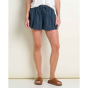 Toad&Co. Womens Taj Hemp Pull-On Short idnight Dobby / M