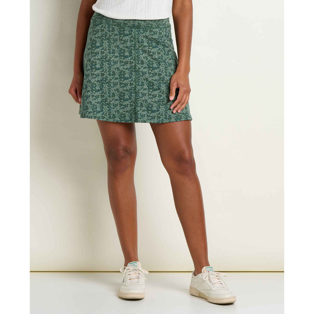 Toad&Co. Womens Seleena Skort Cilantro Print