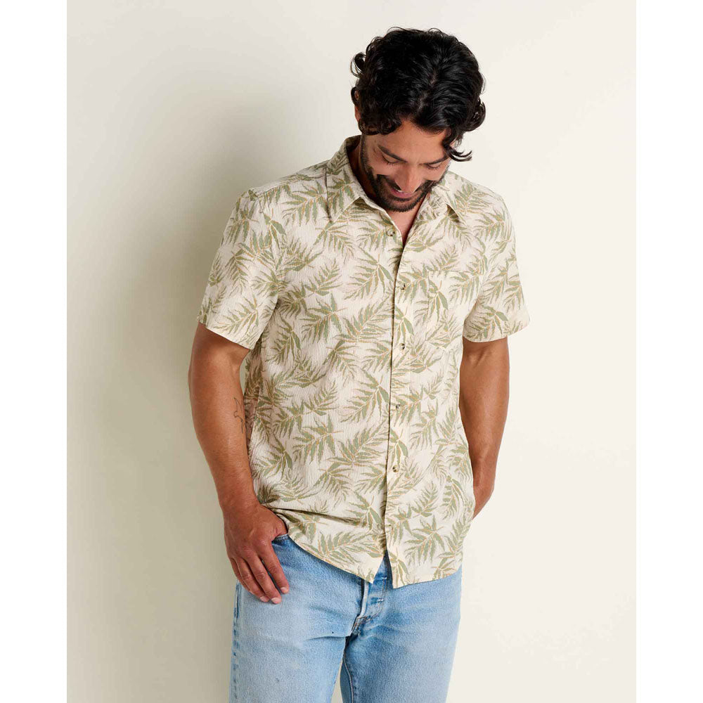 Toad&Co. Mens Fletcher Short Sleeve Shirt Salt Print
