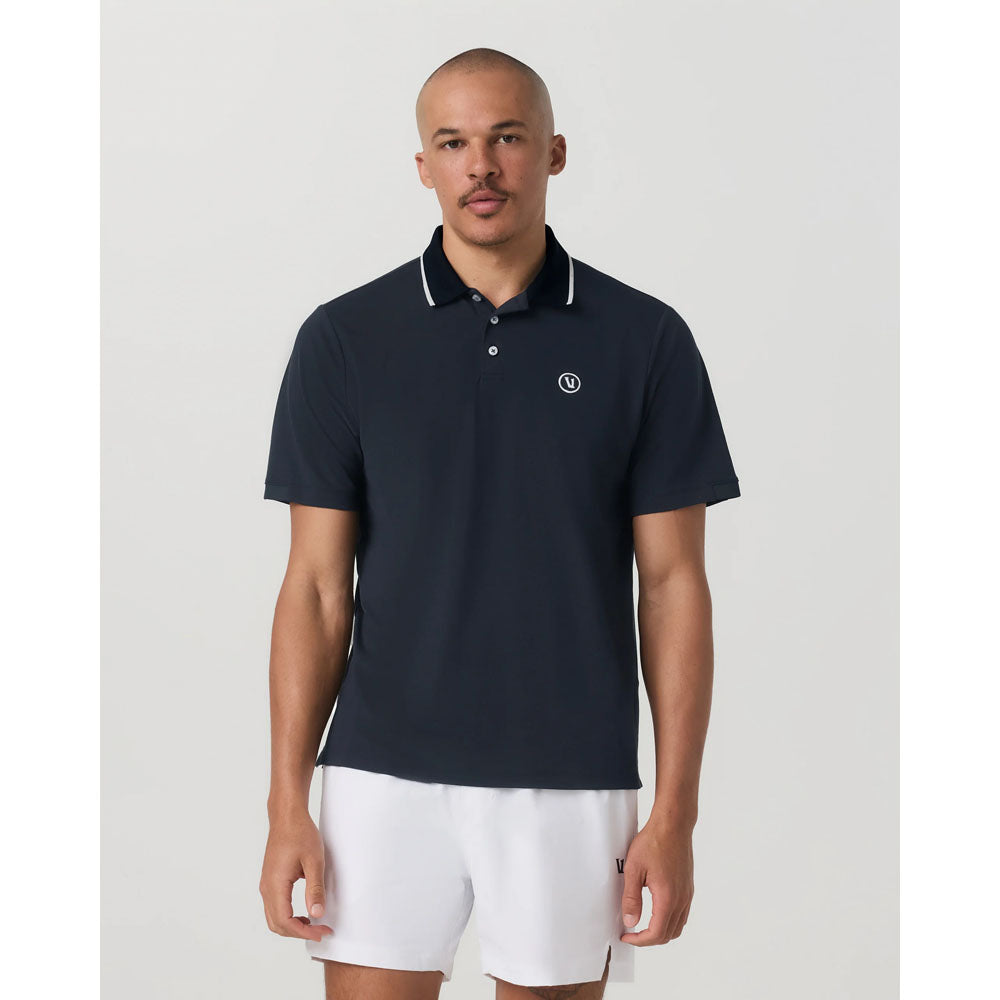 Vuori Mens Short Sleeve Gamepoint Polo 2.0 Ink