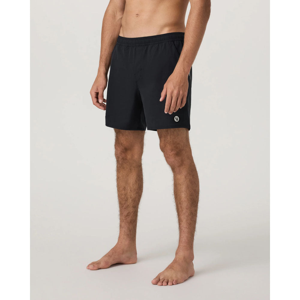 Vuori Mens Maverick Volley Short Lined Black