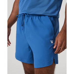 Vuori Mens Crosscourt Short Unlined 7 Court Blue