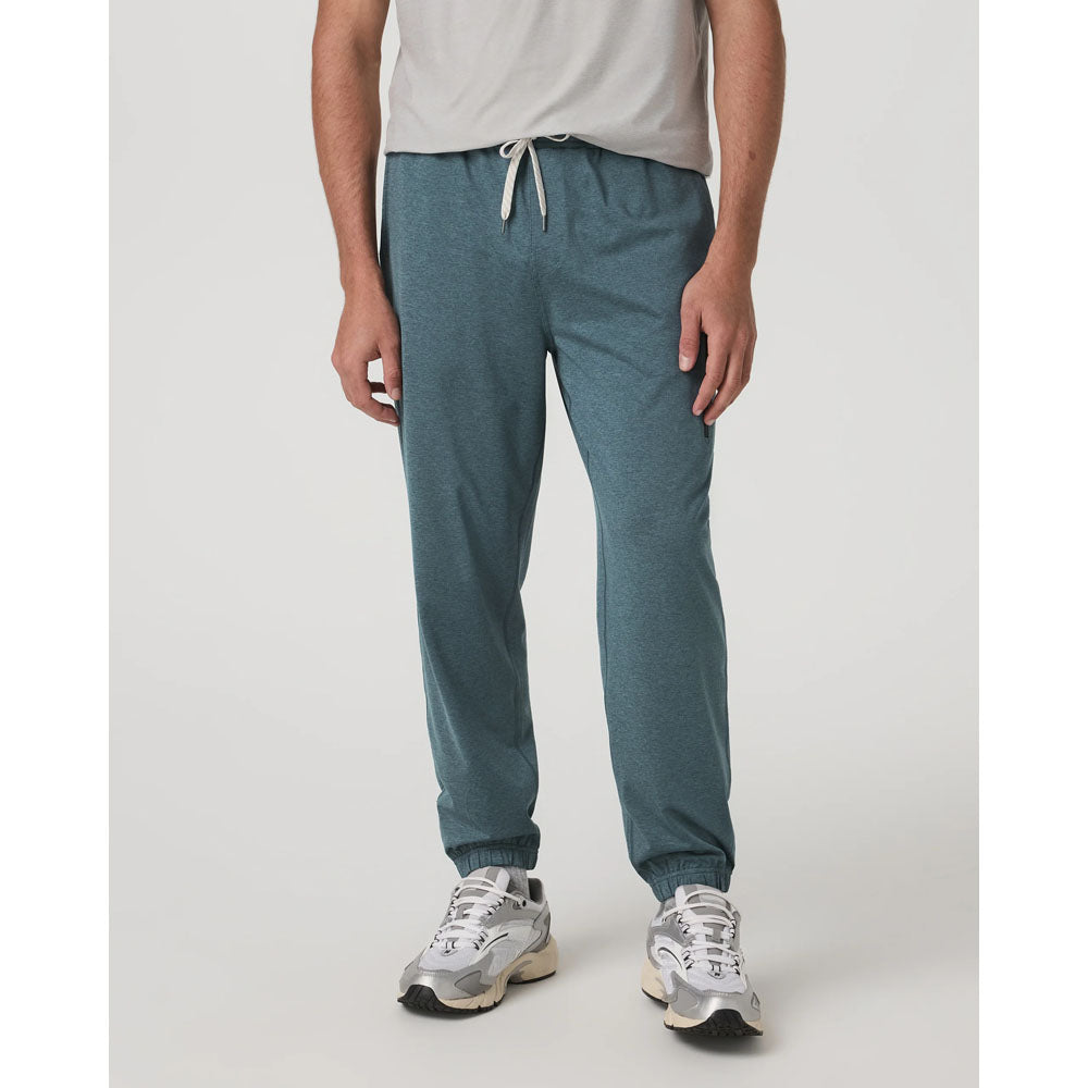 Vuori Mens Sunday Performance Sweatpant 28 Blue Sea Heather