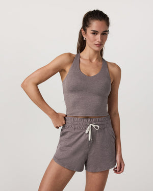 Vuori W Halo Performance Crop Tank 2.0 HHB Huckleberry Heather